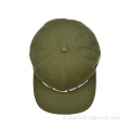 Hat Snapback da ricamo all'ingrosso verde verde